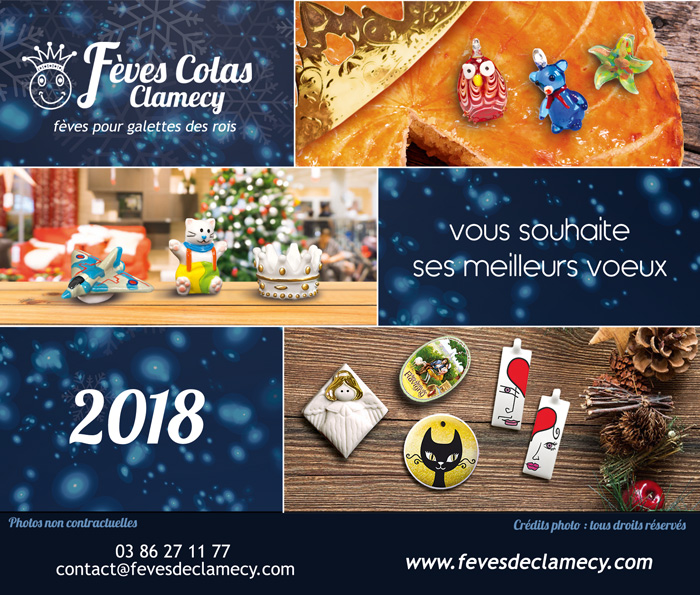 Meilleurs voeux 2018 aux fabophiles, collectionneurs, visiteurs