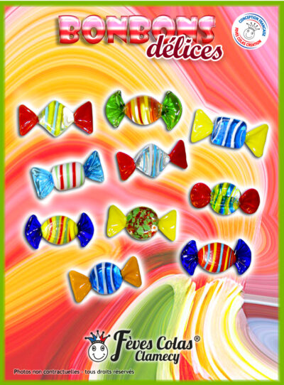 Bonbons délices - Collections Fèves Verre