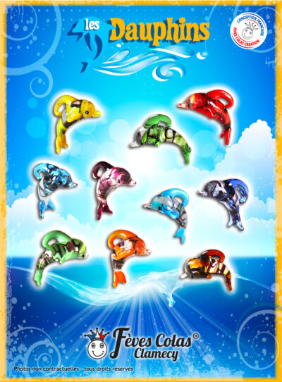 Dauphins - Collections Fèves Verre