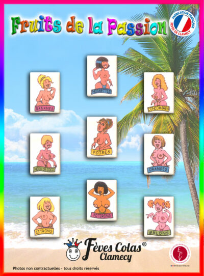 Fruits de la passion - Collection de fèves sur son affiche