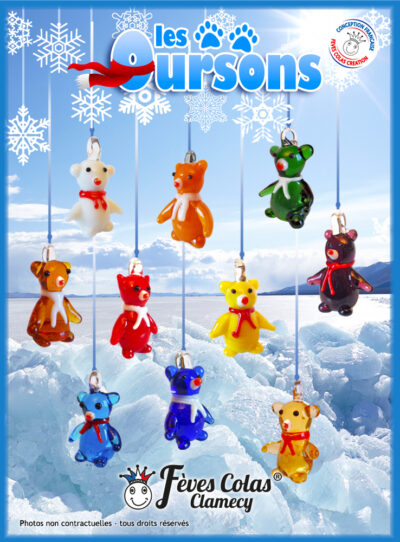 Oursons - Collections Fèves Verre