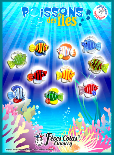 Poissons des Îles - Collections Fèves Verre