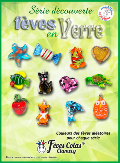 Série découverte Fèves en verre - Collections Fèves Verre