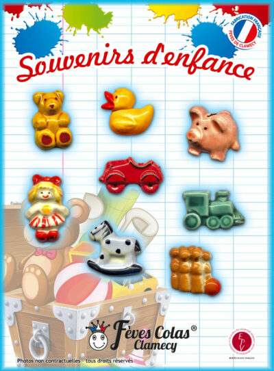 Souvenirs d'Enfance 2015 - Collection de fèves sur son affiche