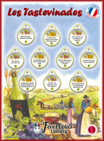 Tastevinades - Collection de fèves sur son affiche