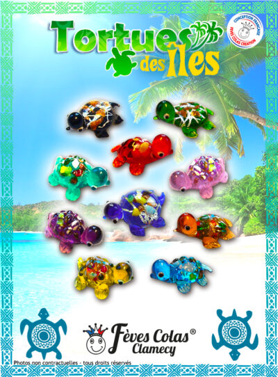 Tortues des Îles - Collections Fèves Verre