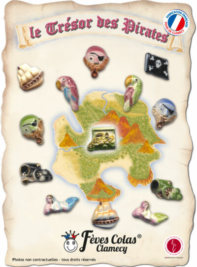 Le Trésor des Pirates - Collection de fèves sur son affiche
