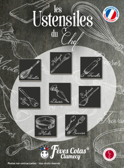 Ustensiles du Chef - Collection de fèves sur son affiche