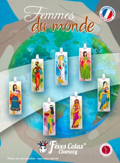 Femmes du Monde - Collection de fèves sur son affiche